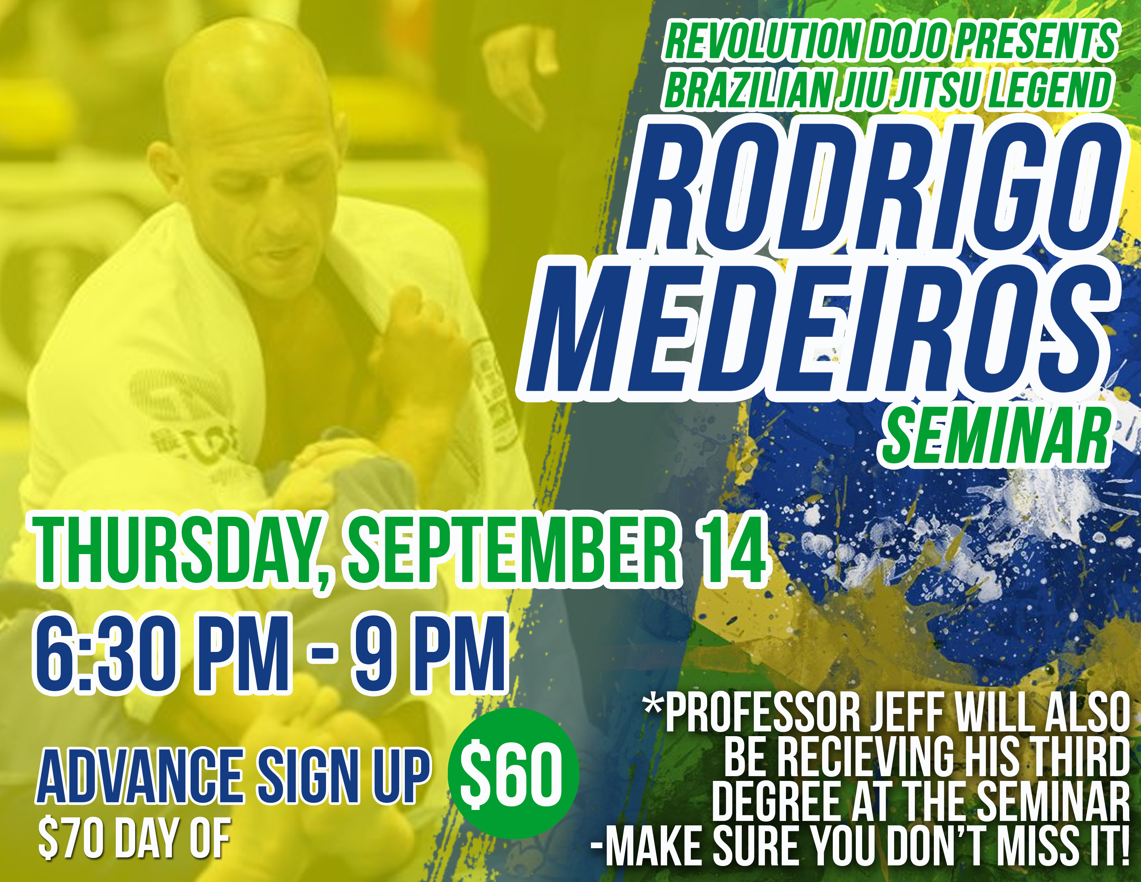 Rodrigo Medeiros BJJ Seminar 2017